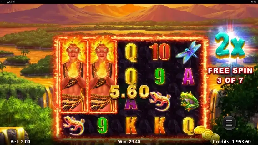 Action Boost Amber Island slot screenshot 