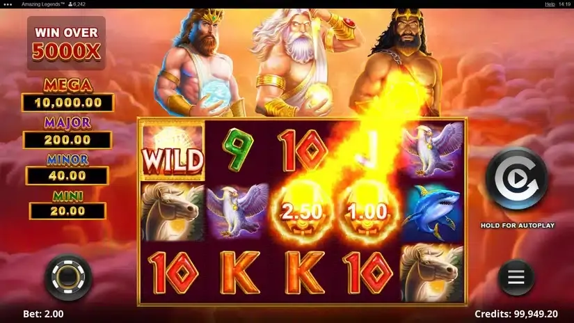 Amazing Legends slot screenshot 4