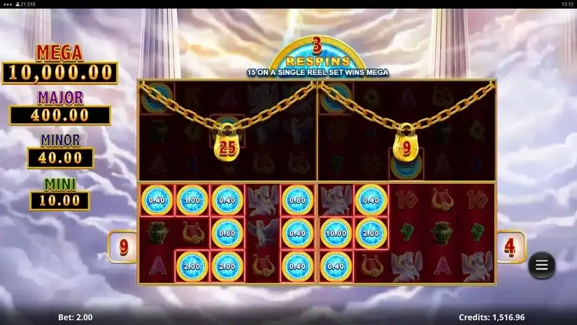 Amazing Link Zeus Epic 4 slot screenshot 4