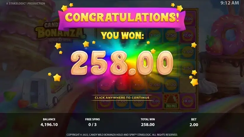 Candy Wild Bonanza slot screenshot 