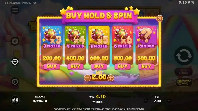 Candy Wild Bonanza slot screenshot 3