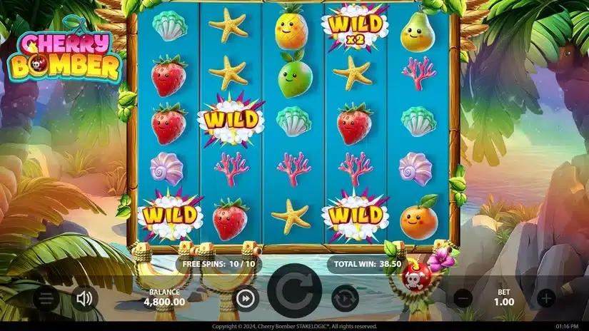 Cherry Bomber slot screenshot 6