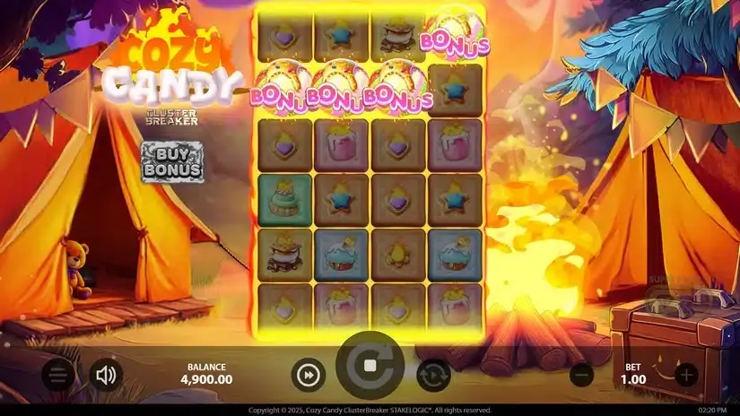 Cozy Candy Clusterbreaker slot screenshot 2