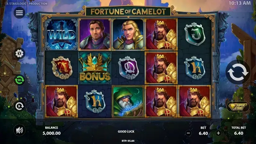 Fortune Of Camelot slot screenshot 