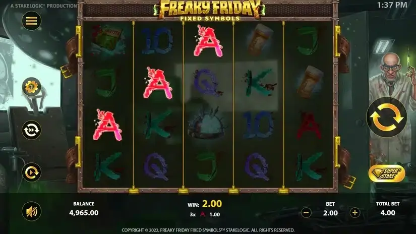 Freaky Friday Fixed Symbols slot screenshot 2
