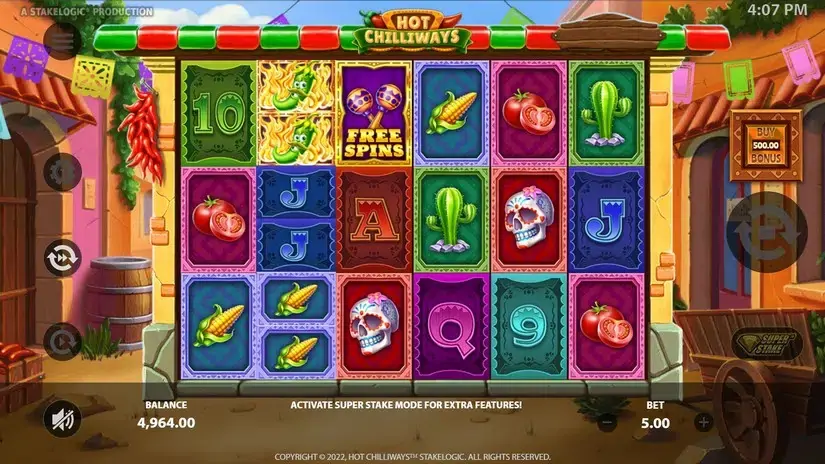 Hot Chilliways slot screenshot 2