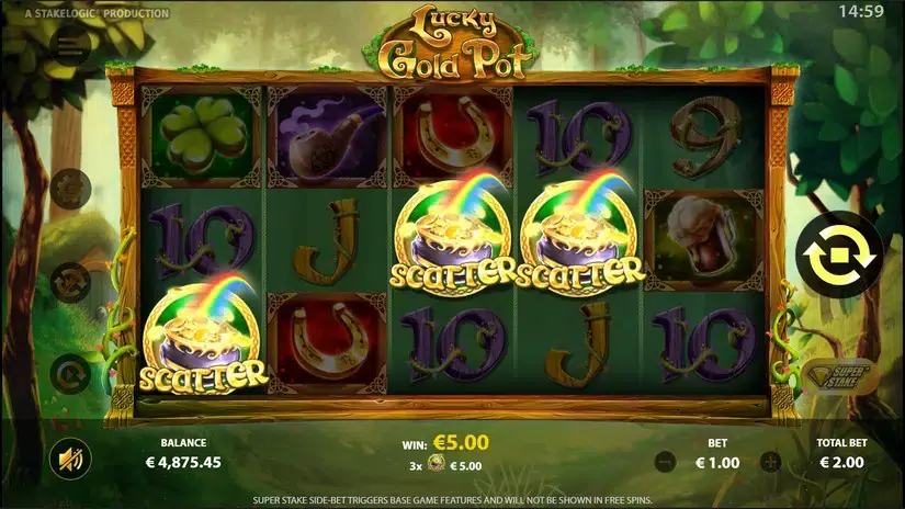 Lucky Gold Pot slot screenshot 5