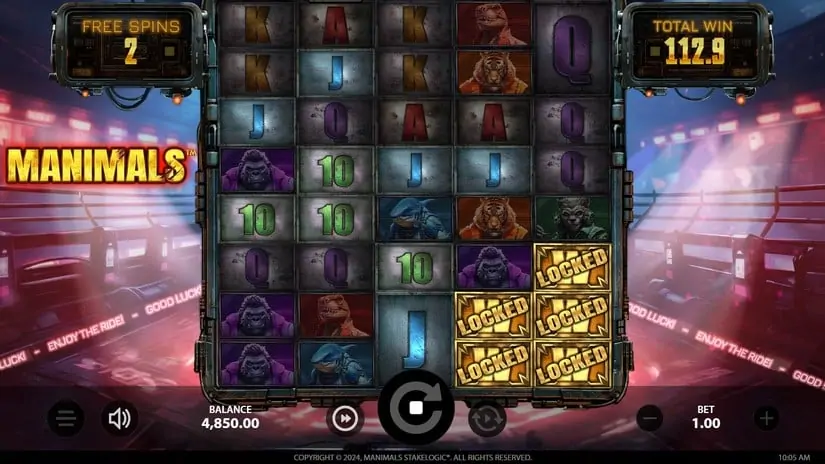 Manimals slot screenshot 4