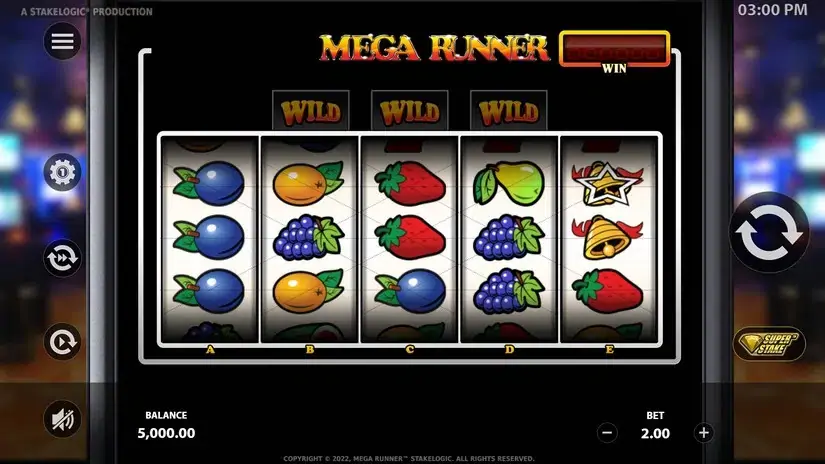 Mega Runner slot screenshot 