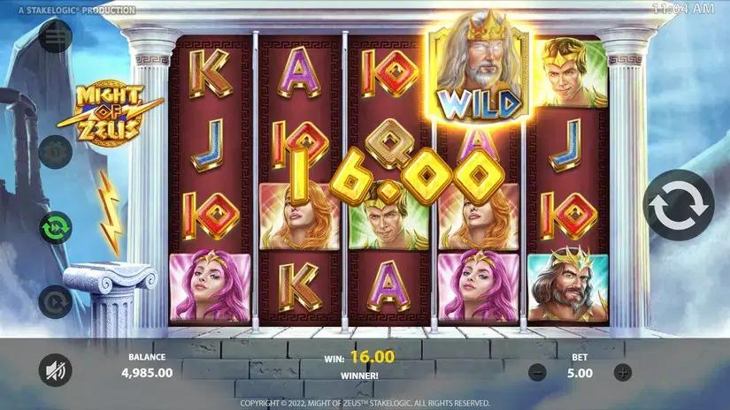Might of Zeus slot screenshot 2