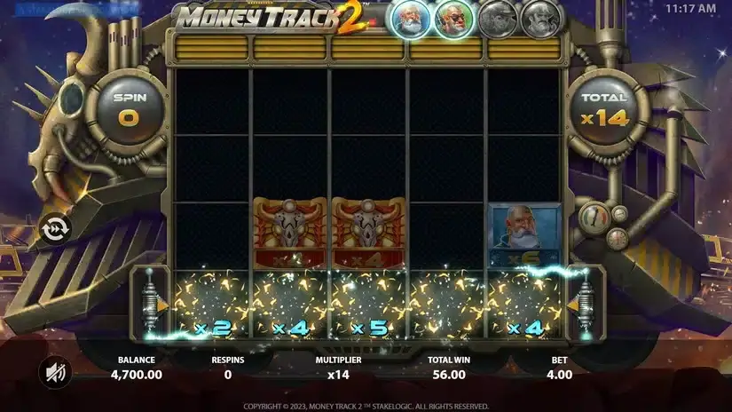 Money Track 2 slot screenshot 5