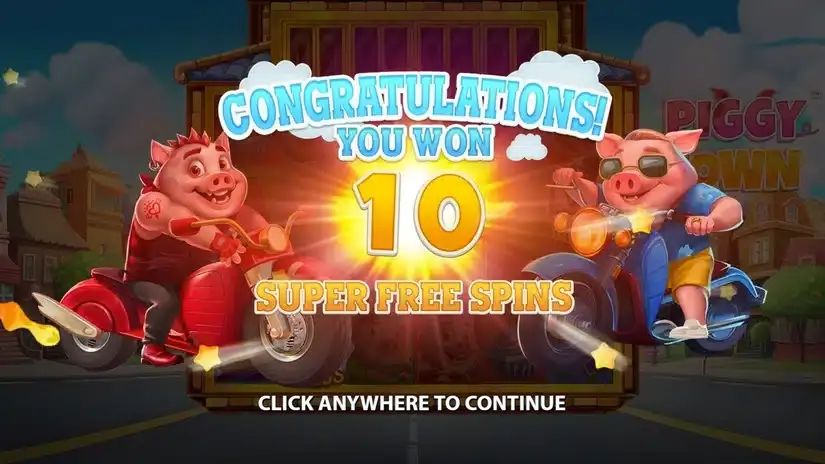 Piggy Town slot screenshot 3