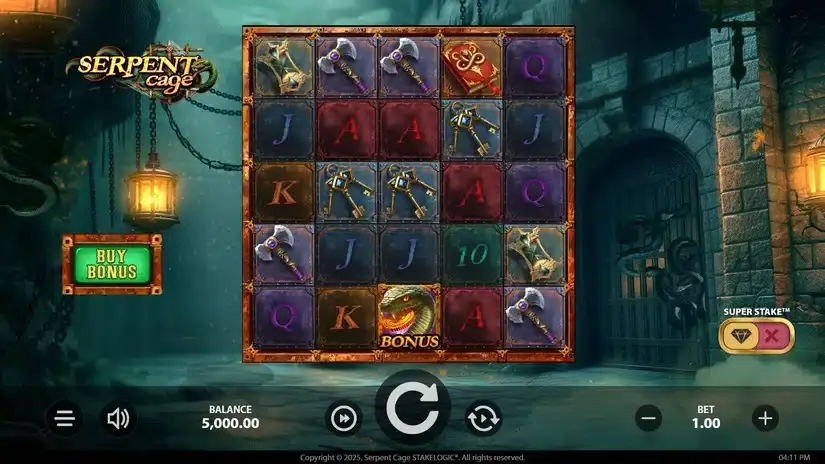 Serpent Cage slot screenshot 1