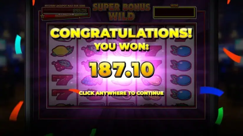 Super Bonus Wild slot screenshot 