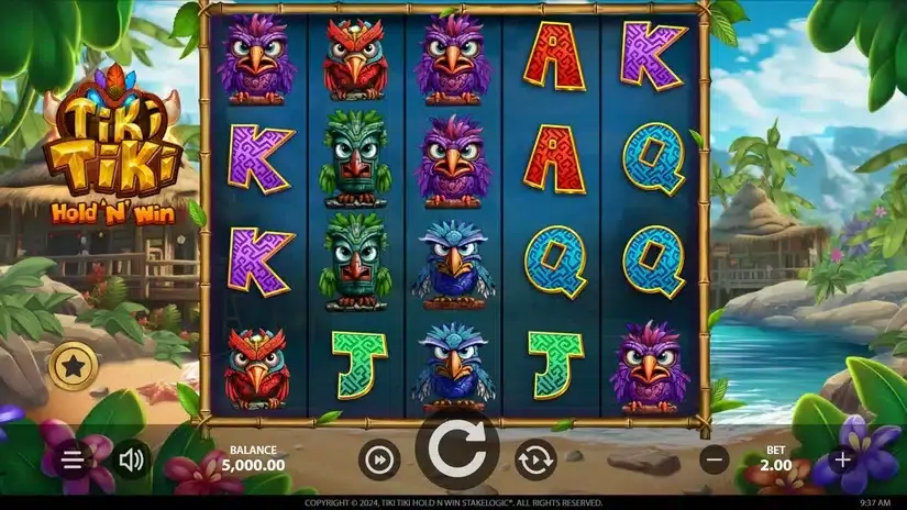 Tiki Tiki Hold ‘n’ Win slot screenshot 1