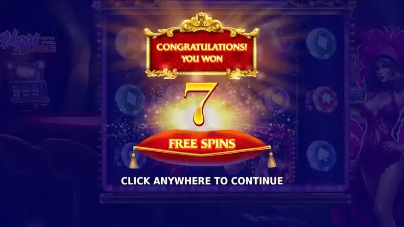 Vegas Royale Super Wheel slot screenshot 5