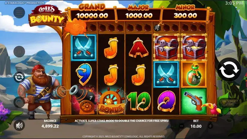 Wild Bounty slot screenshot 2