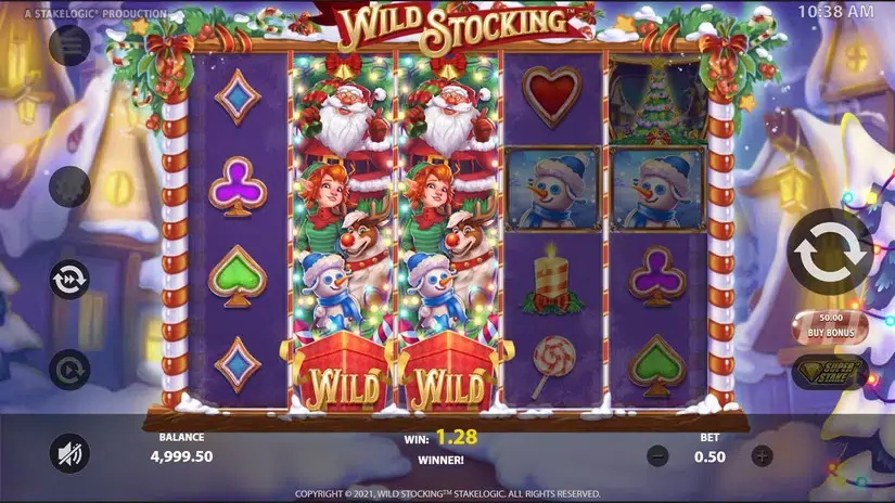 Wild Stocking slot screenshot 2