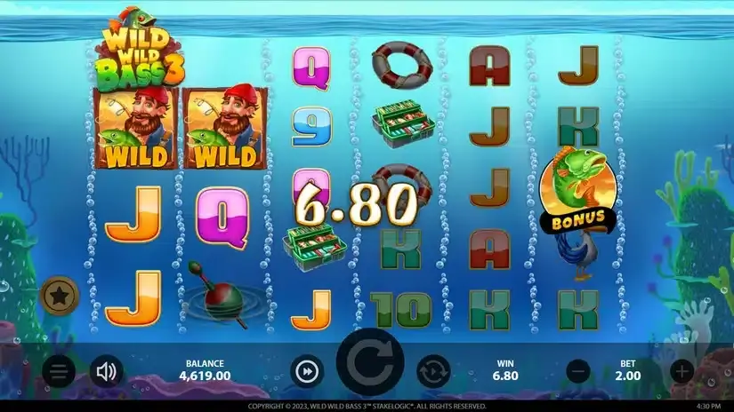 Wild Wild Bass 3 slot screenshot 5