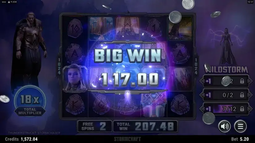 Thunderstruck Stormchaser slot screenshot 