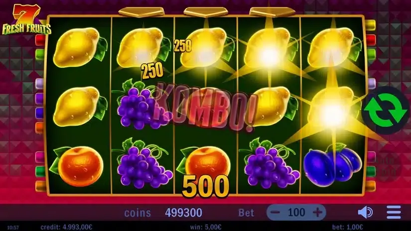 7 Fresh Fruits slot screenshot 2
