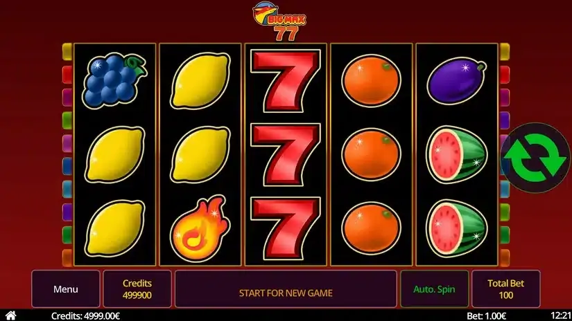 Big Max 77 slot screenshot 