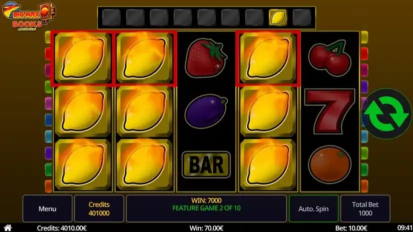 Big Max Books Unlimited slot screenshot 6