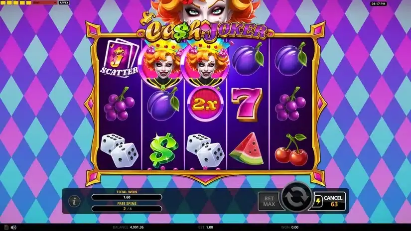 Cash Joker slot screenshot 