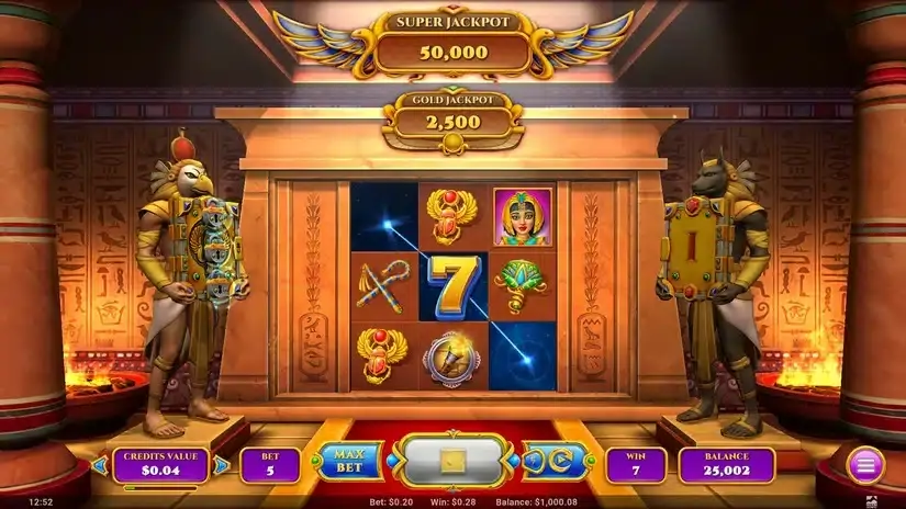 Cleopatra’s Diary slot screenshot 2