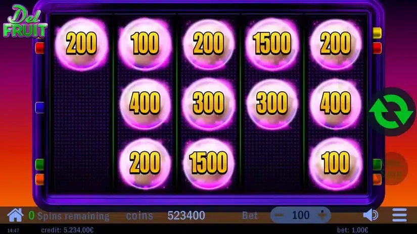 Del Fruit slot screenshot 7