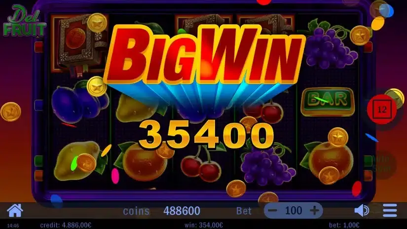 Del Fruit slot screenshot 6