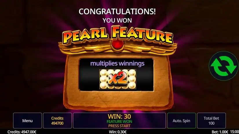 Egypt King 2 slot screenshot 3