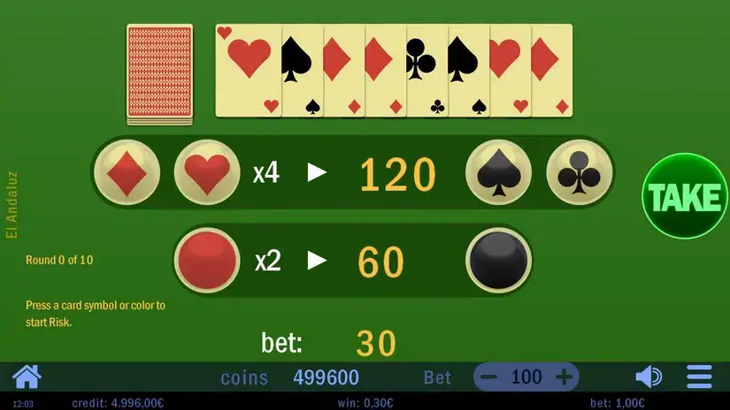 El Andaluz slot screenshot 3