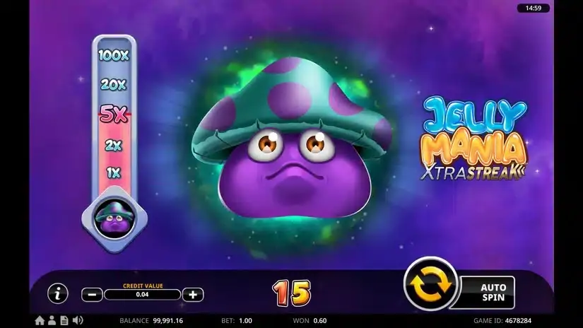 Jelly Mania XtraStreak slot screenshot 