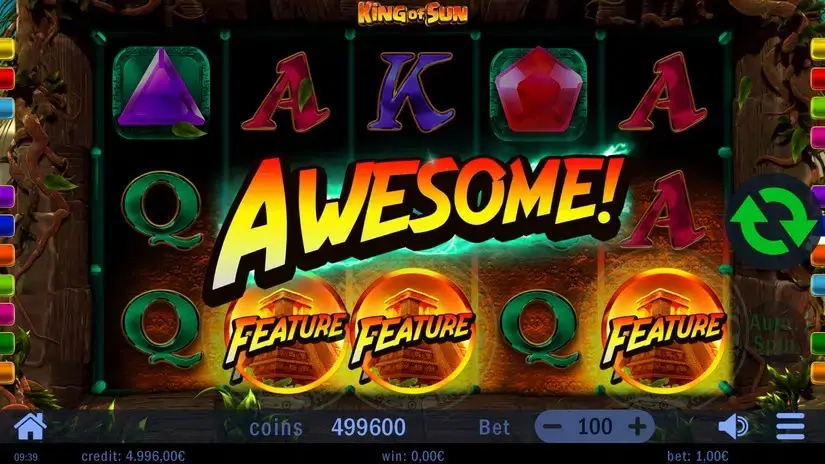 King of Sun slot screenshot 4