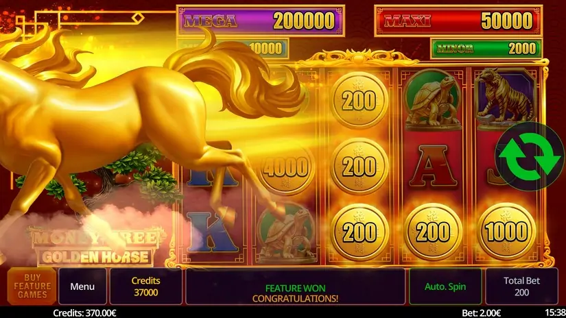 Money Tree Golden Horse slot screenshot 2