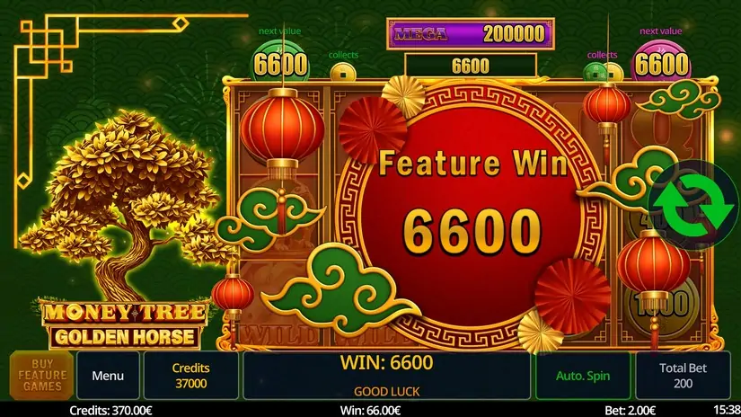 Money Tree Golden Horse slot screenshot 4