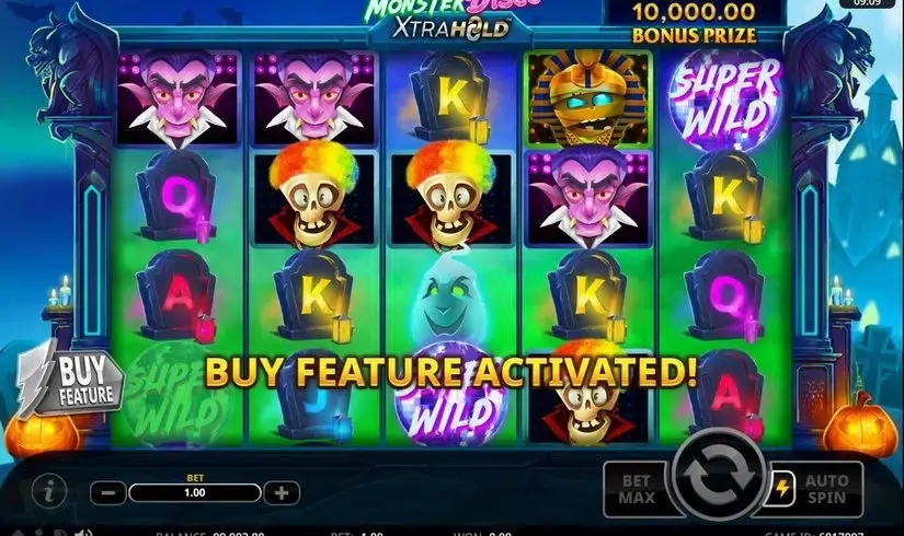 Monster Disco XtraHold slot screenshot 3