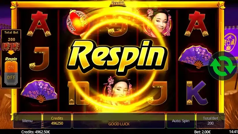 Samurais Preasure slot screenshot 2