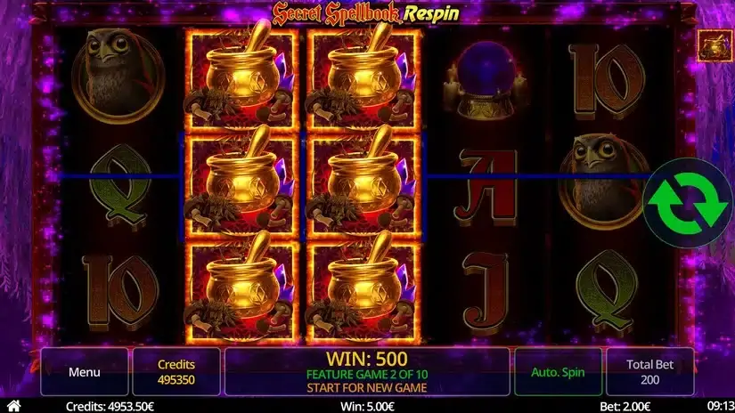Secret Spellbook slot screenshot 6