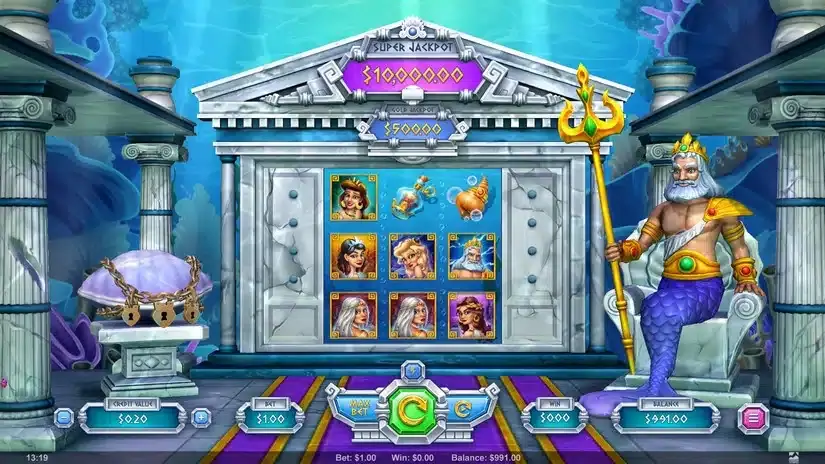 Triton’s Secret slot screenshot 2