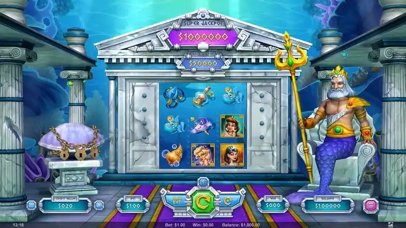 Triton’s Secret slot screenshot 