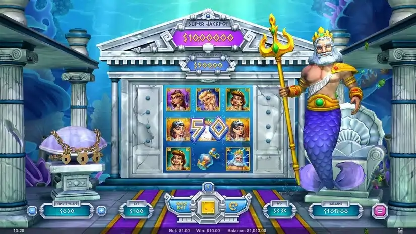 Triton’s Secret slot screenshot 