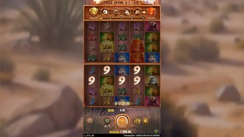 3 Charge Buffalo slot screenshot 4