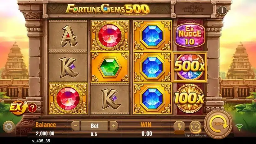 Fortune Gems 500 slot screenshot 1