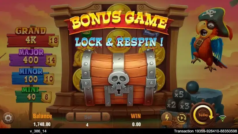 Lucky Macaw slot screenshot 3