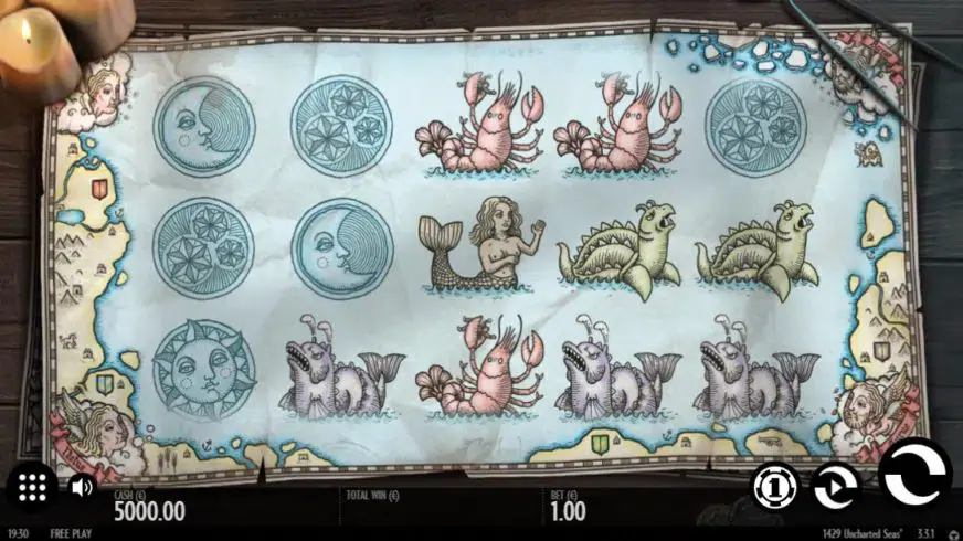 1429 Uncharted Seas slot screenshot 