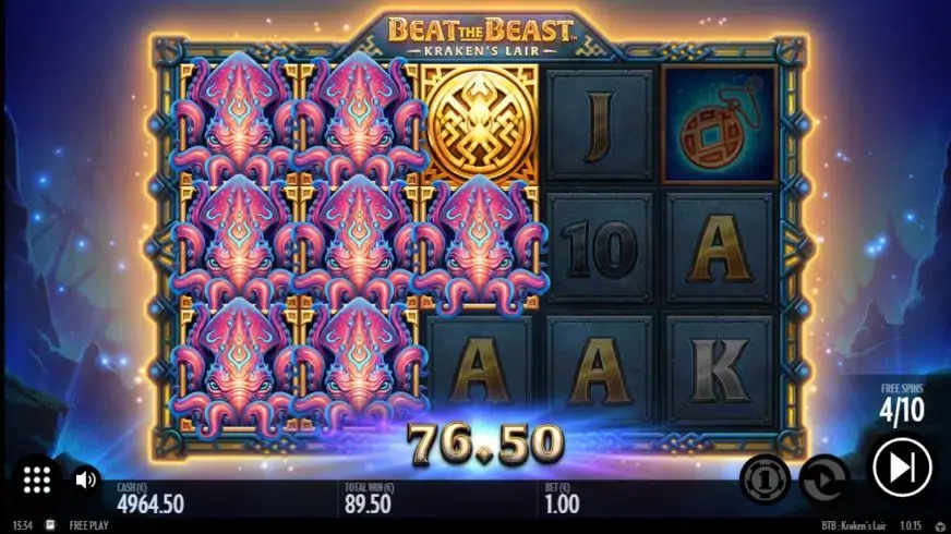Beat the Beast: Kraken’s Lair slot screenshot 3