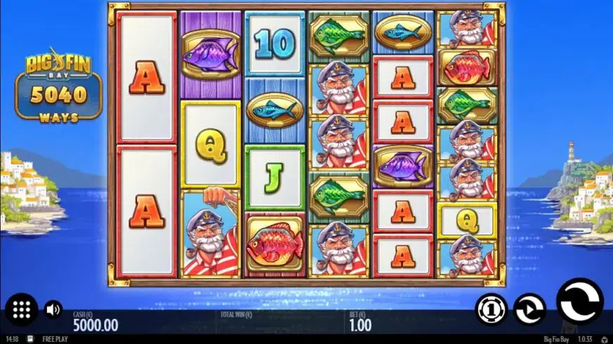 Big Fin Bay slot screenshot 