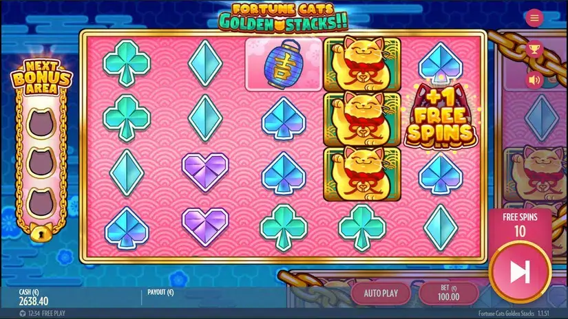 Fortune Cats Golden Stack slot screenshot 5